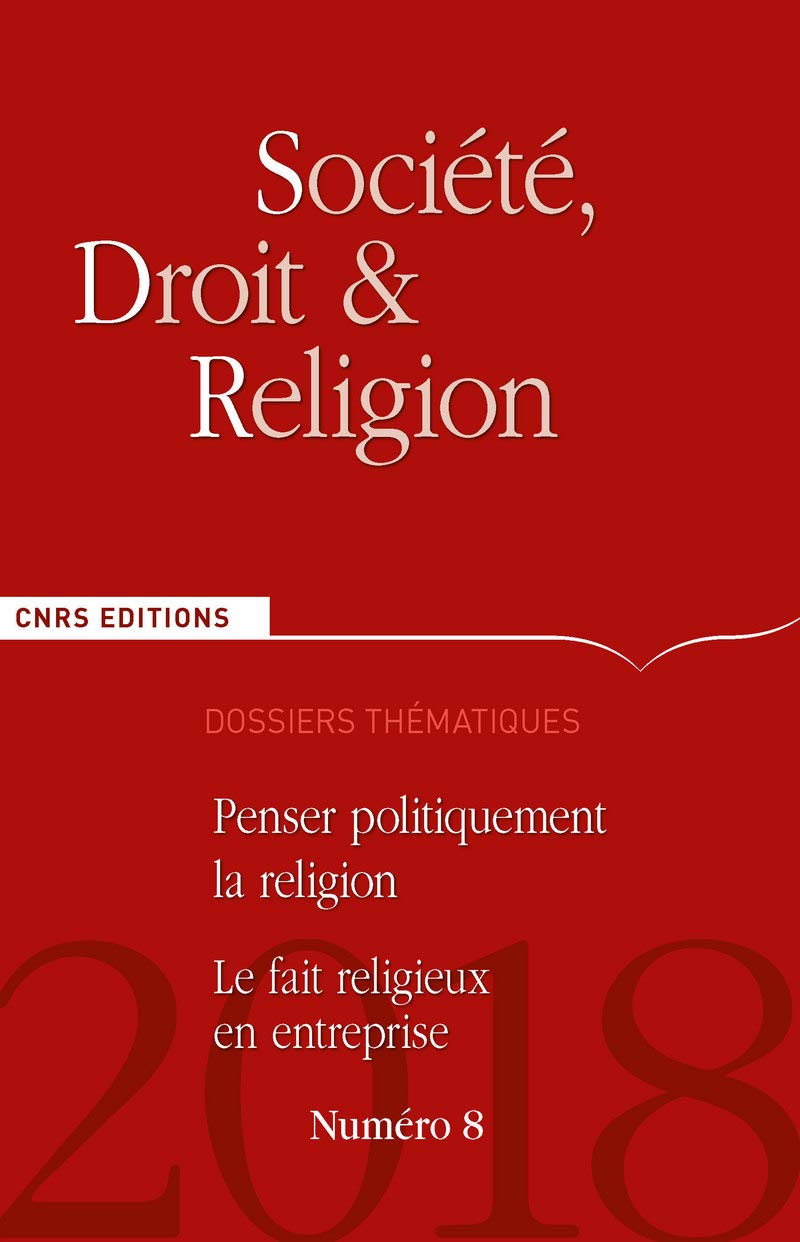 Société, Droit et Religion - numéro 8 (08) Law