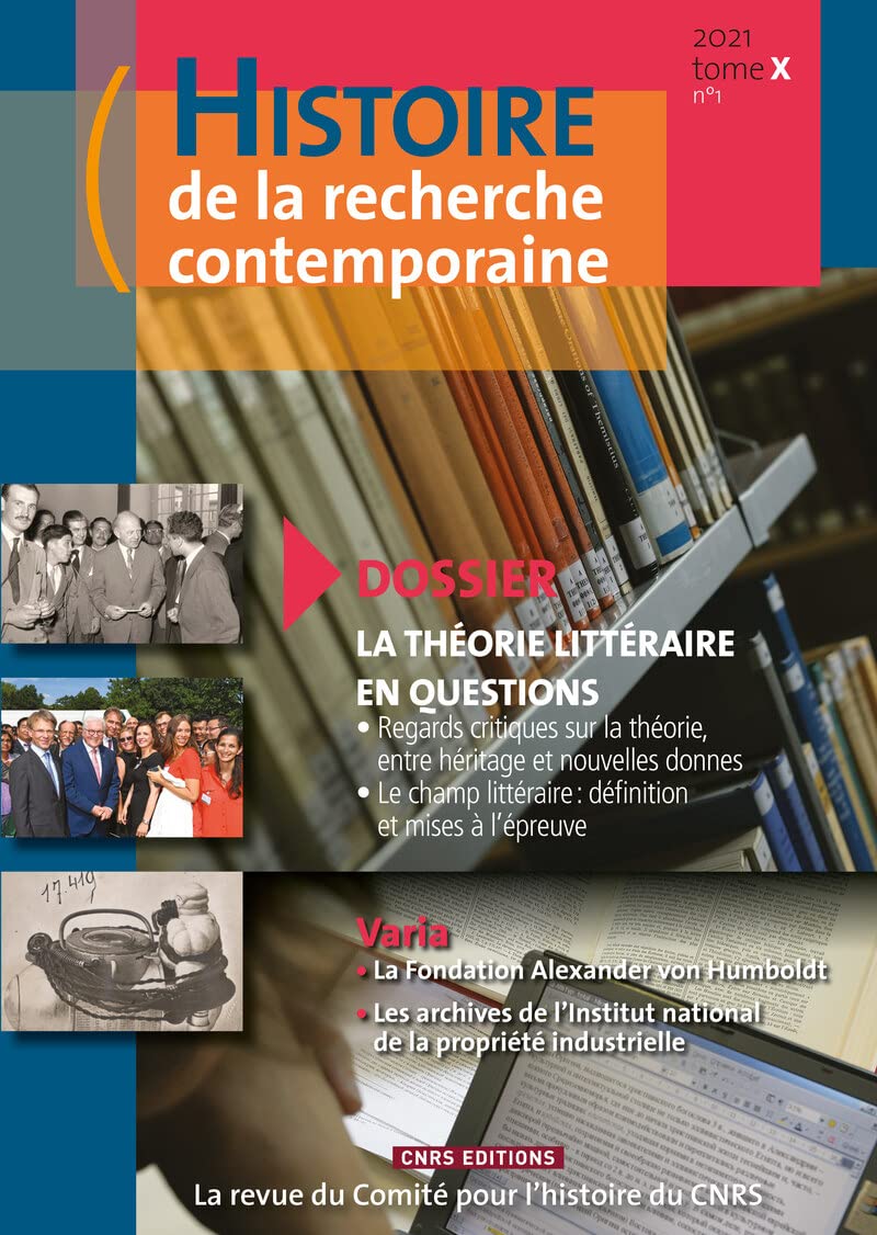 Histoire de la recherche contemporaine - Tome X - N° 01 book