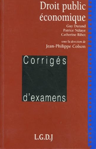 droit public économique book