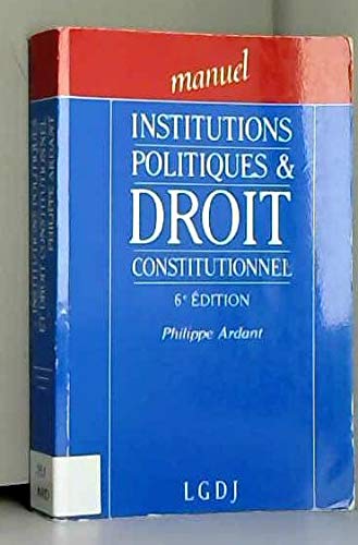 Institutions politiques et droit constitutionnel book