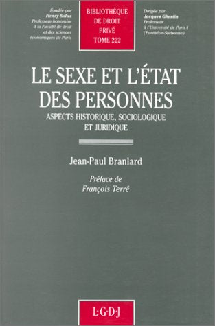 Le Sexe et l'état des personnes book