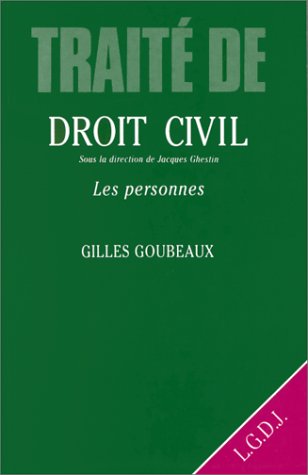 Traité de droit civil Tome 4: Les Personnes Books