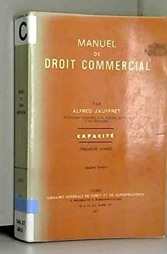 Manuel de droit commercial Books