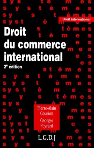 Droit Du Commerce International. 2eme Edition book