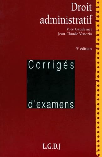 Droit Administratif. 5eme Edition book