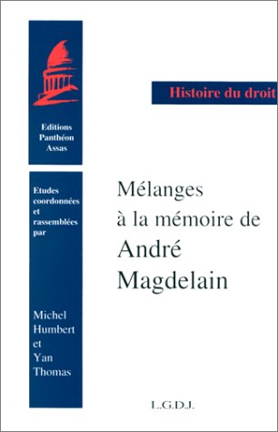 Mélanges à la mémoire de André Magdelain. Droit, histoire et religion de Rome book