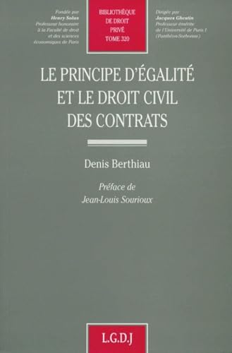 Le principe d'égalité et le droit civil des contrats book