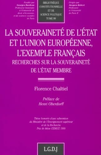 Souveraineté, état et union européenne book
