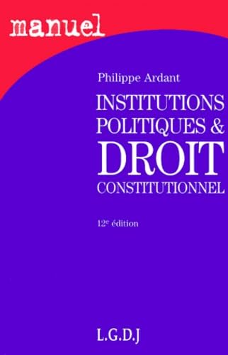 Institutions politiques & droit constitutionnel Books