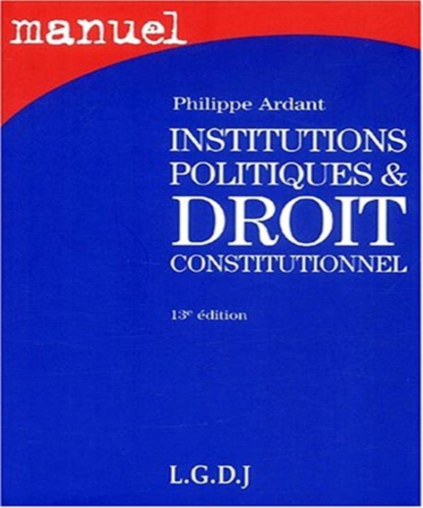 Institutions politiques et droit constitutionnel book
