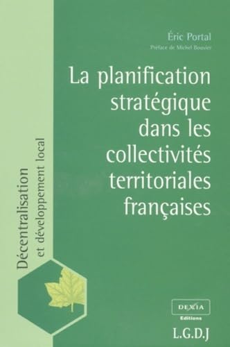 la planification stratégique dans les collectivités territoriales françaises Law