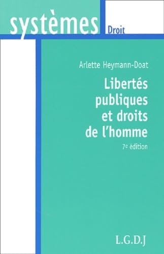 Libertés publiques et droit de l'homme, 7e édition book