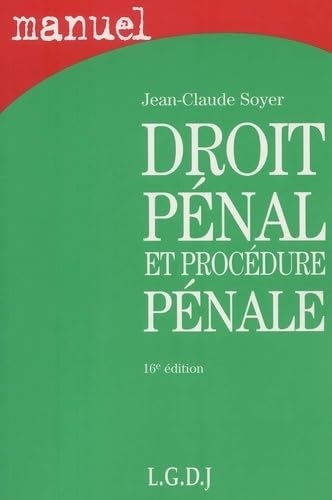 Droit pénal et procédure pénale book