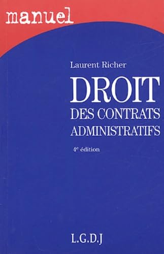 Droit des contrats administratifs book