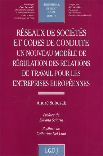 réseaux de sociétés et codes de conduite. un nouveau modèle de régulation des re (38) book