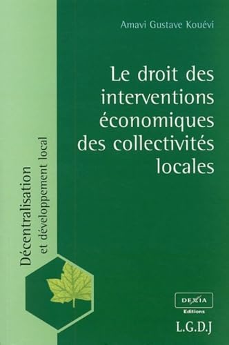 Le droit des interventions économiques des collectivités locales book
