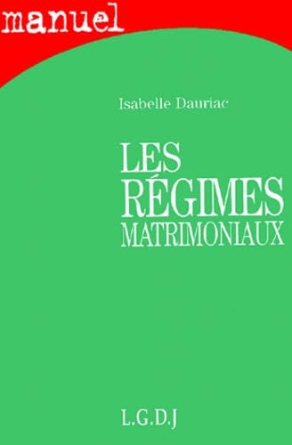 Les régimes matrimoniaux Books