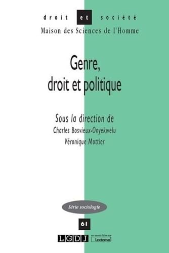 Genre, droit et politique (Tome 61) book