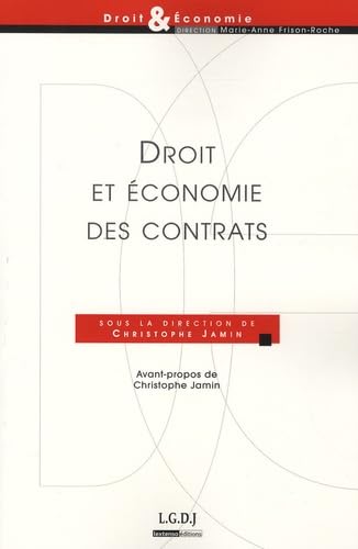 droit et économie des contrats book