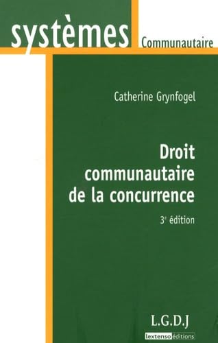 droit européen de la concurrence - 3ème édition Law