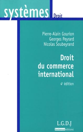 Droit du commerce international Books
