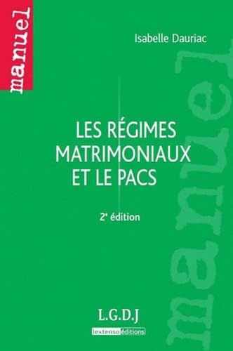 Les régimes matrimoniaux et le PACS Books