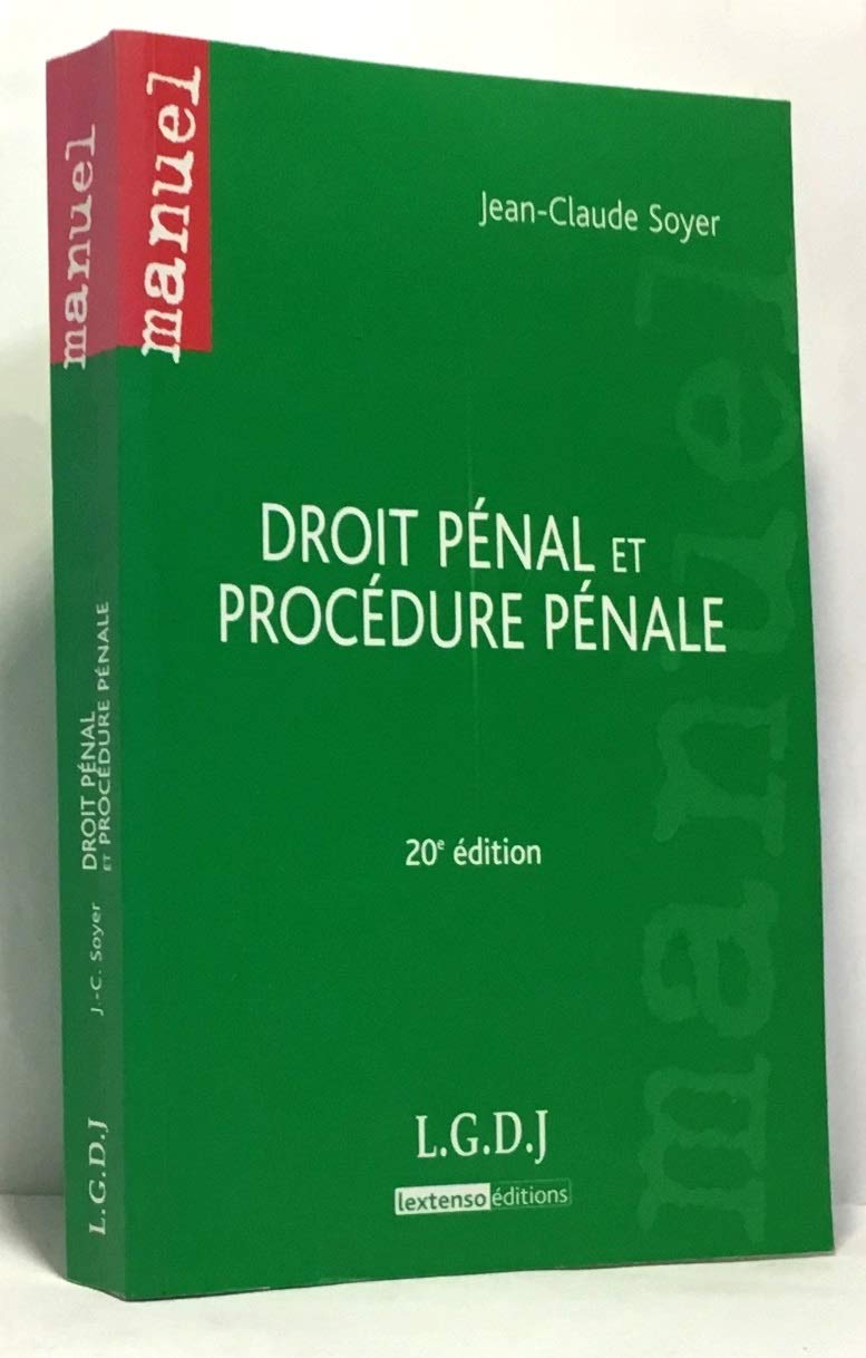 Droit pénal et procédure pénale Books
