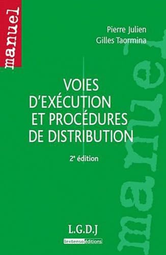 VOIES D'EXÉCUTION ET PROCÉDURES DE DISTRIBUTION - 2ÈME ÉDITION book