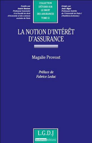 La notion d'intérêt d'assurance Law