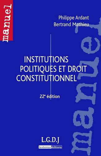 Institutions politiques et droit constitutionnel Books