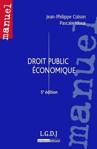 Droit public économique Books
