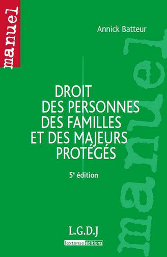 Droit des personnes, des familles et des majeurs protégés Books