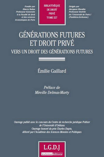 Générations futures et droit privé : vers un droit des générations futures book