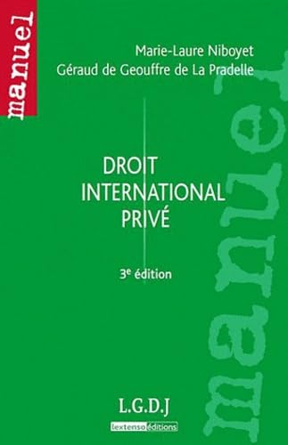 Droit international privé book