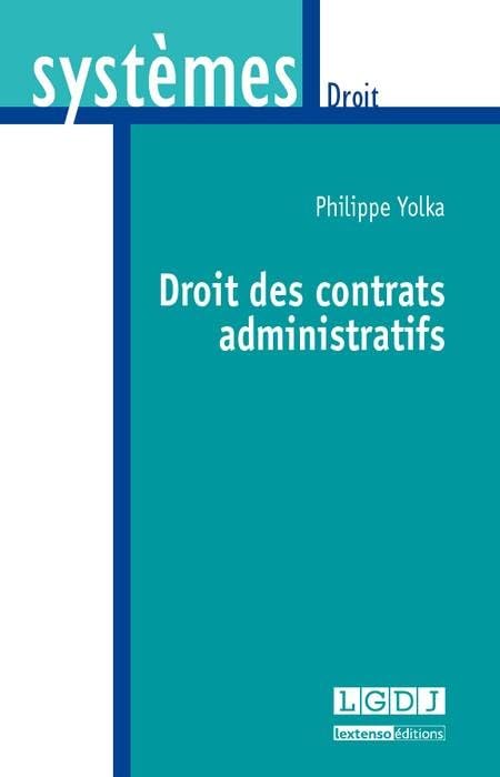 DROIT DES CONTRATS ADMINISTRATIFS Law