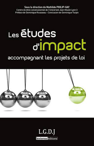Les études d'impact accompagnant les projets de loi book