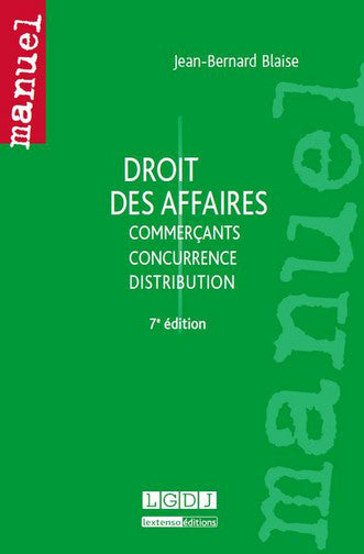 Droit des affaires : commerçants, concurrence, distribution book