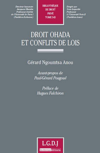 Droit OHADA et conflits des lois book