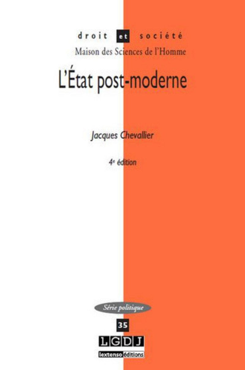L'Etat post-moderne Tome 35, 4ème Ed. book