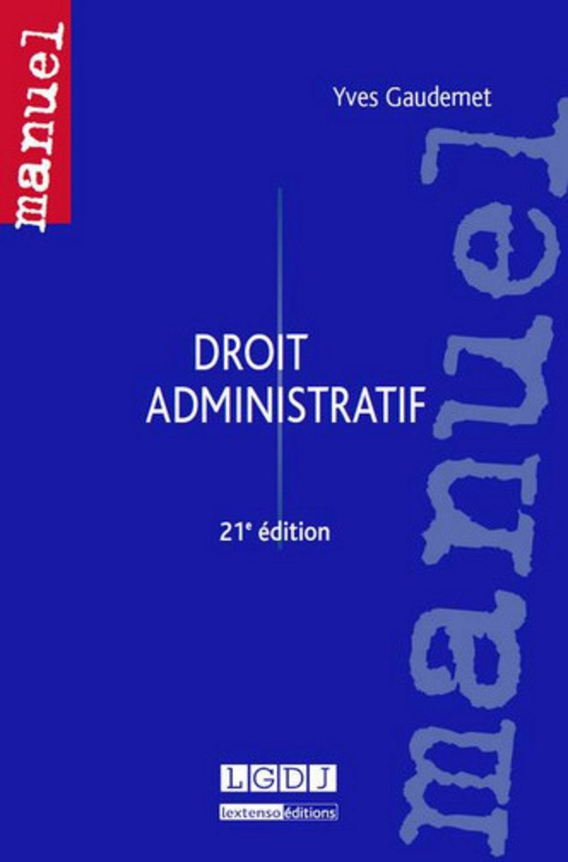 Droit administratif, 21ème Ed. book