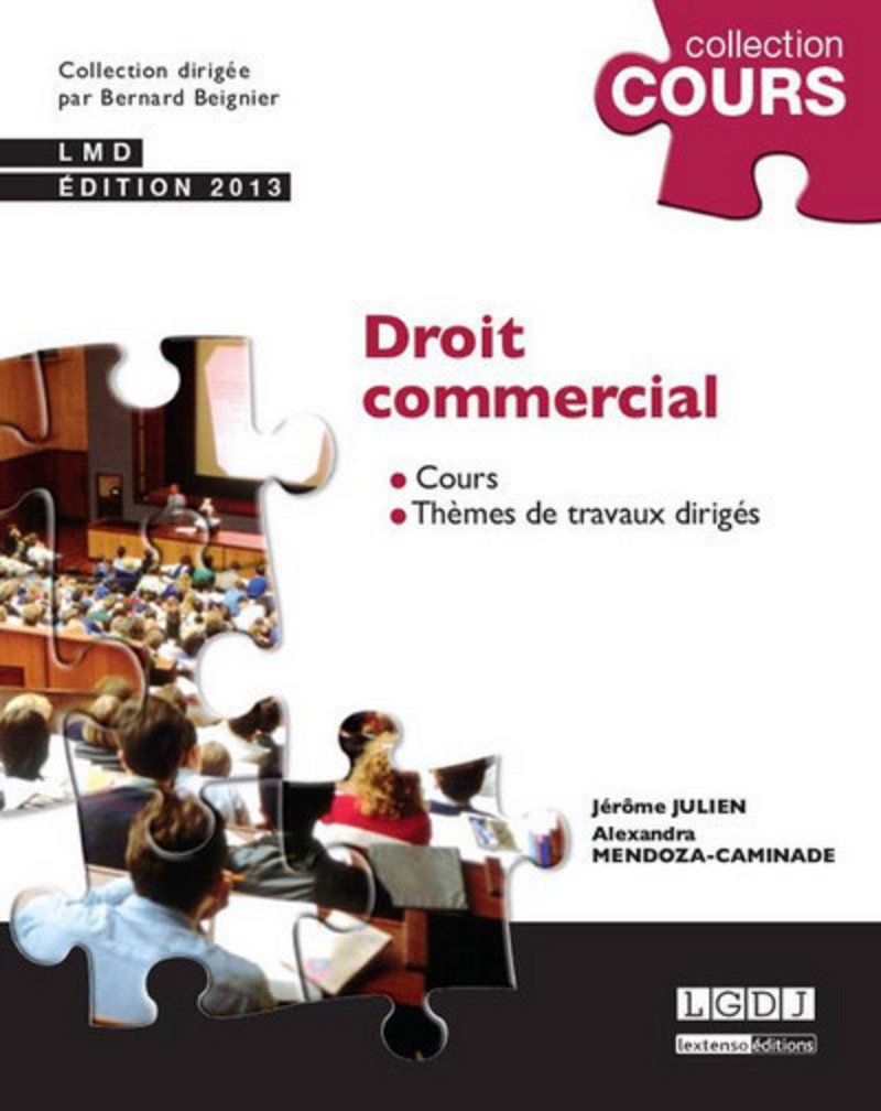 Droit commercial. Cours, thèmes de travaux dirigés book