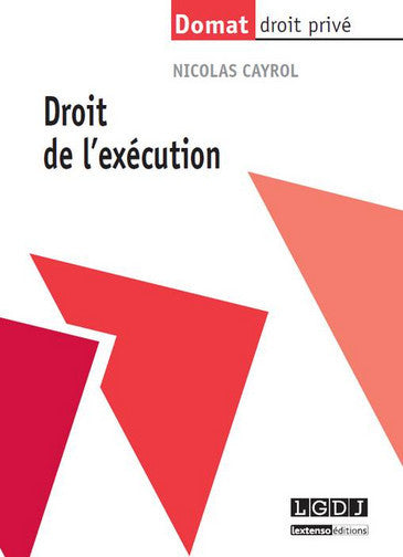 Product Image: Droit de l'exécution