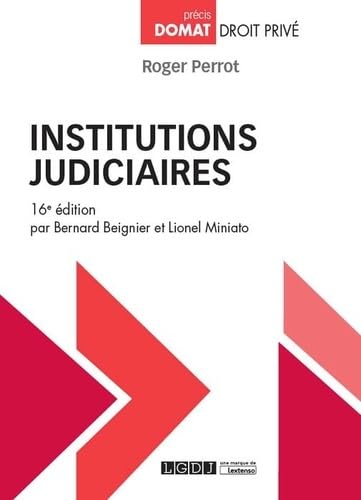 INSTITUTIONS JUDICIAIRES 16EME EDITION book