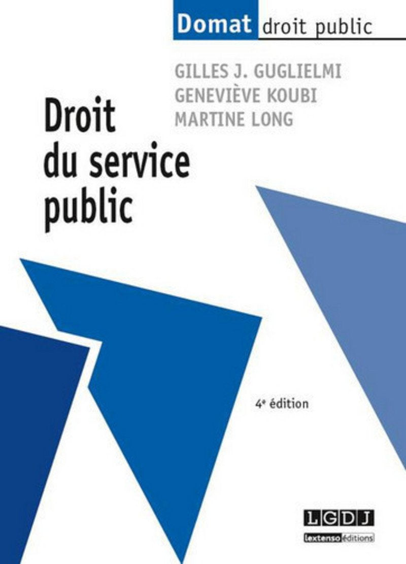 Droit du service public, 4ème Ed. book