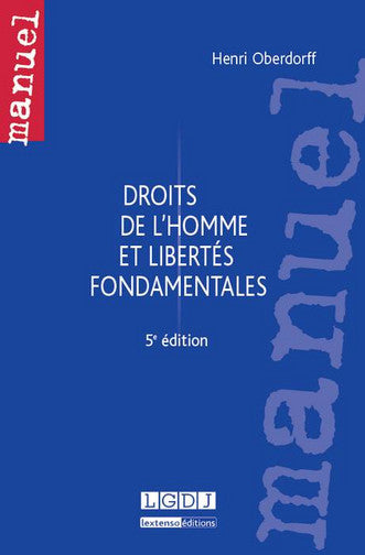 Droits de l'homme et libertés fondamentales book
