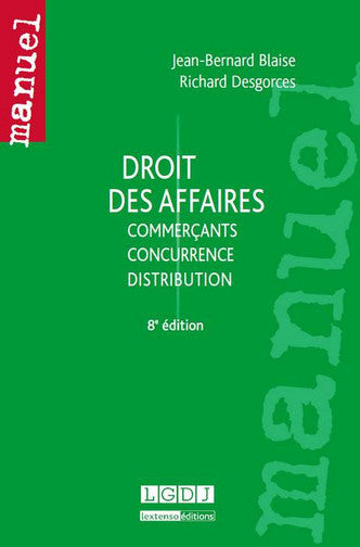 Droit des affaires : commerçants, concurrence, distribution book