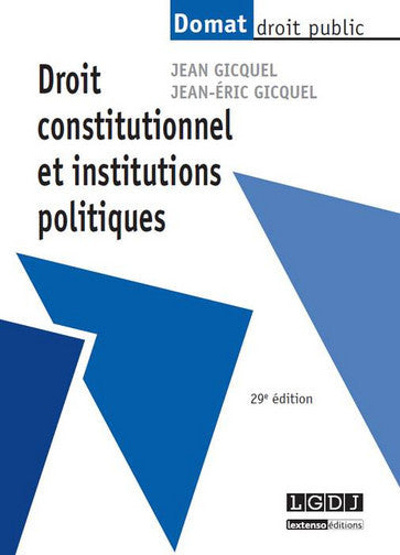 Droit constitutionnel et institutions politiques book