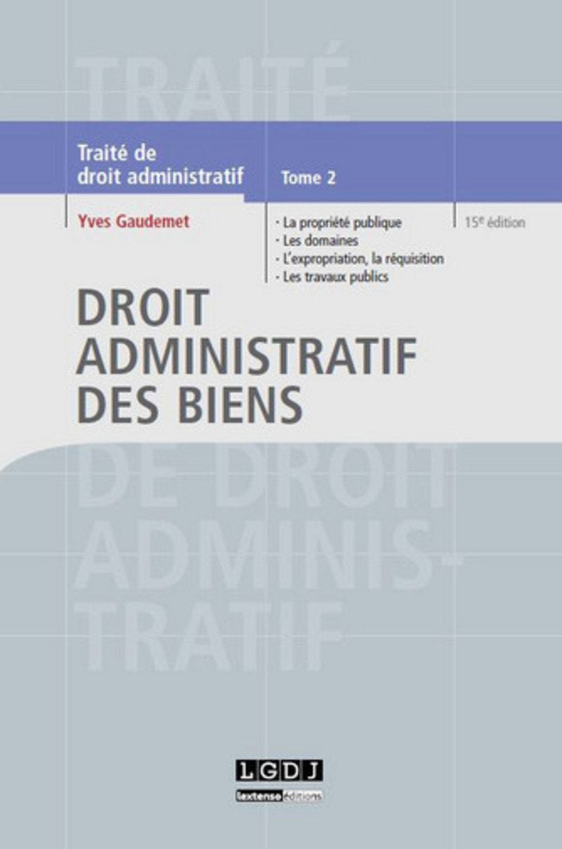 Droit administratif des biens, vol 2 book