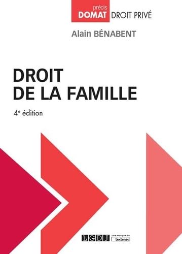 DROIT DE LA FAMILLE - 4EME EDITION Law