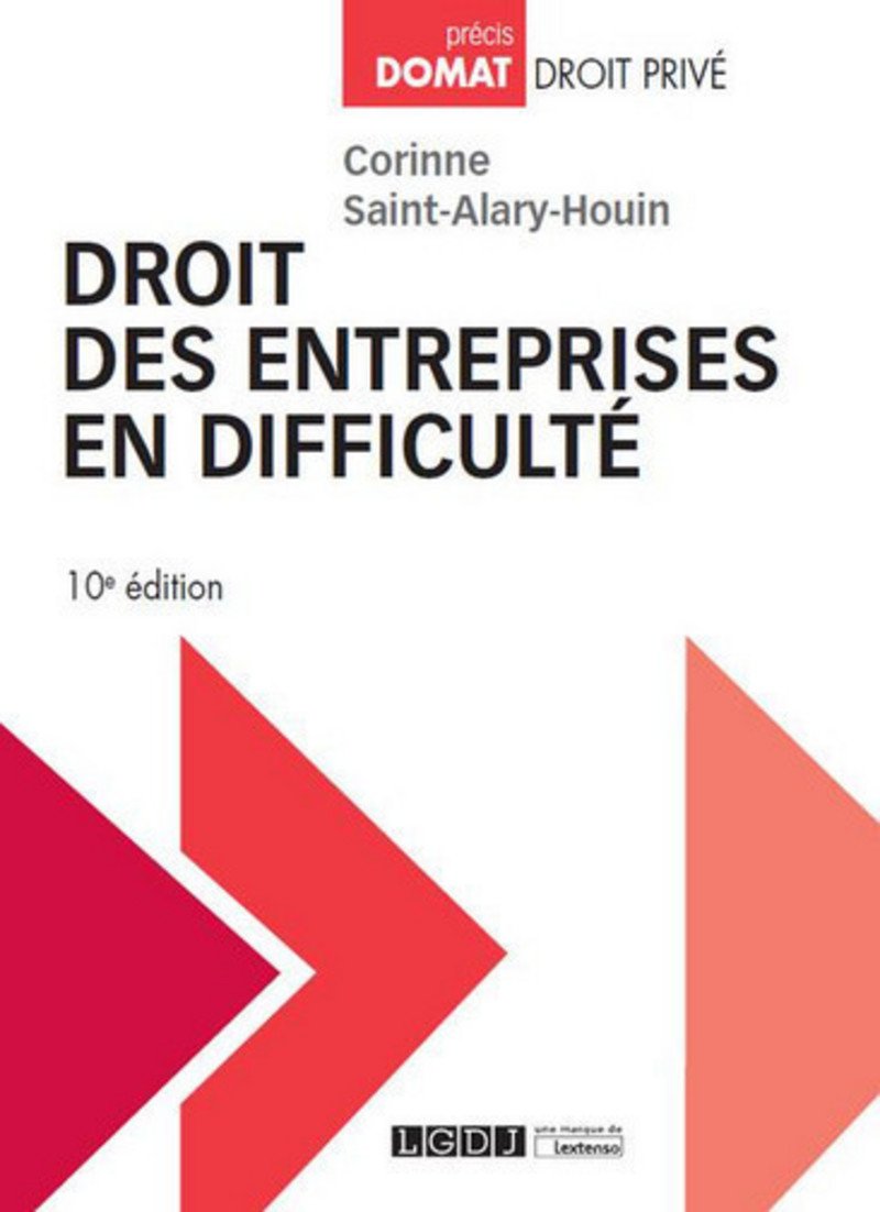 Droit des entreprises en difficulté, 10ème Ed. book